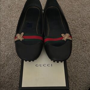 Gucci Black Ballerina Flat